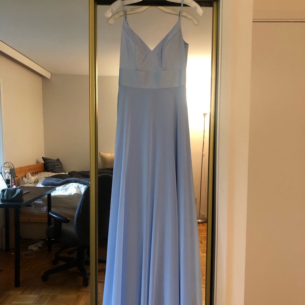 David’s Bridal Blue Dress - Size 0
